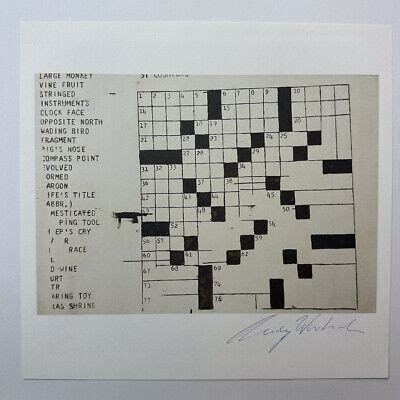 lithograph word crossword.